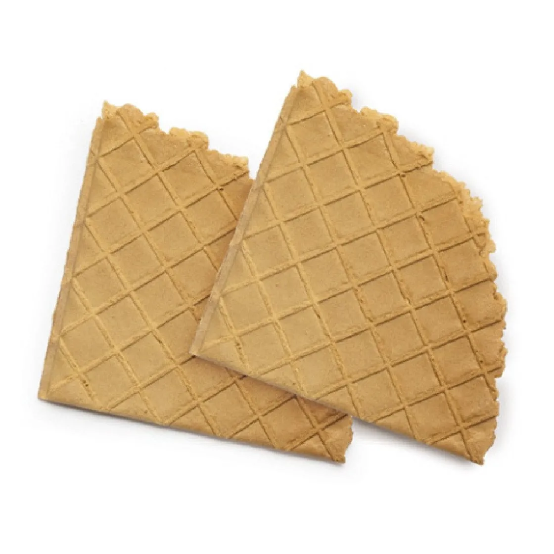 Overig IJswafel Dubbele Waaier 115x82mm 200st.* Wafels En Hoorntjes