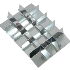 Overig Interieur Chocoladeletterdoos 15-vaks Zilver 100st.* Chocolade Verpakkingen|Chocoladeletterdozen