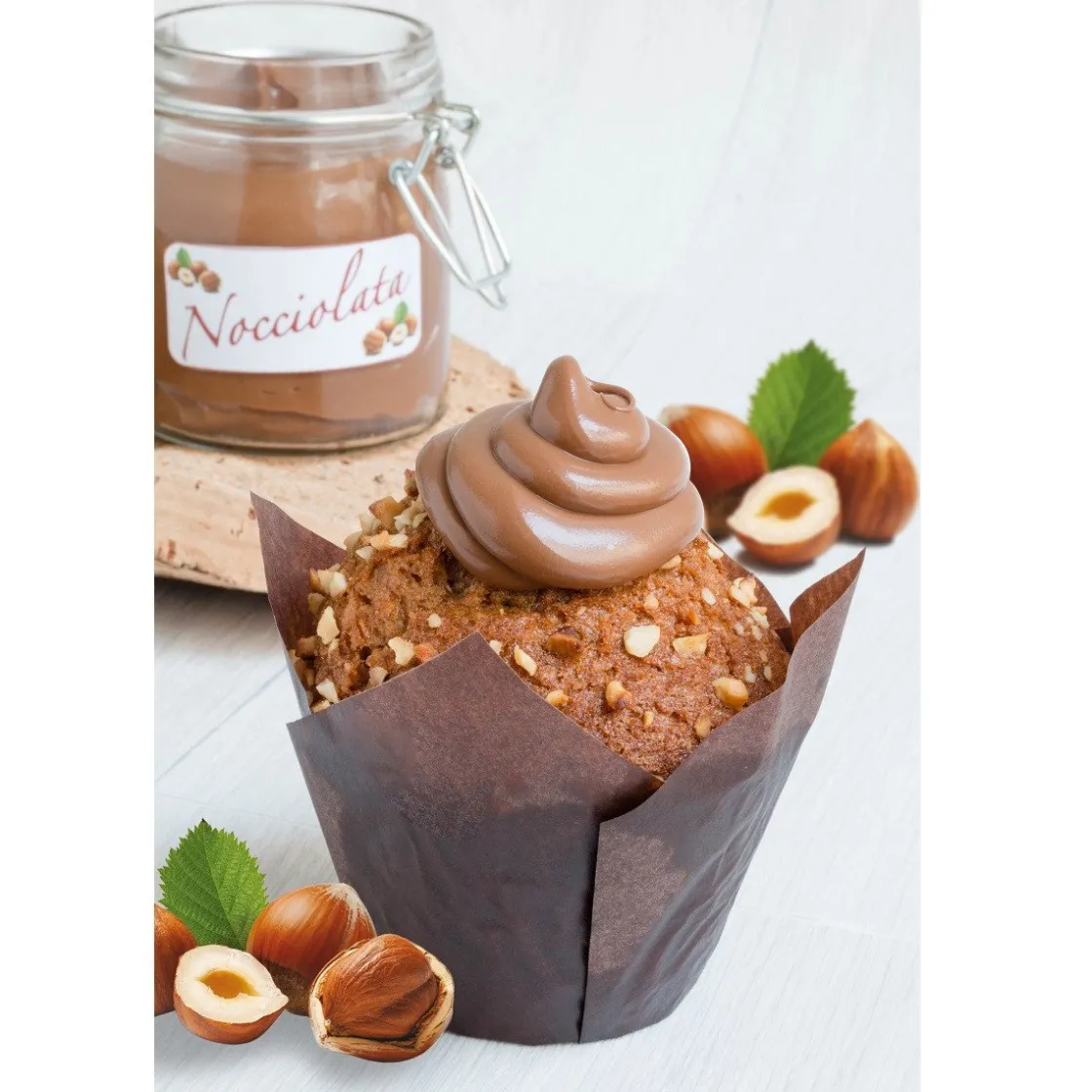 Irca Hazelnoot/Gianduia Spread (Nocciolata-Nutella) 5kg* Chocolade Vullingen|Bonbonvullingen