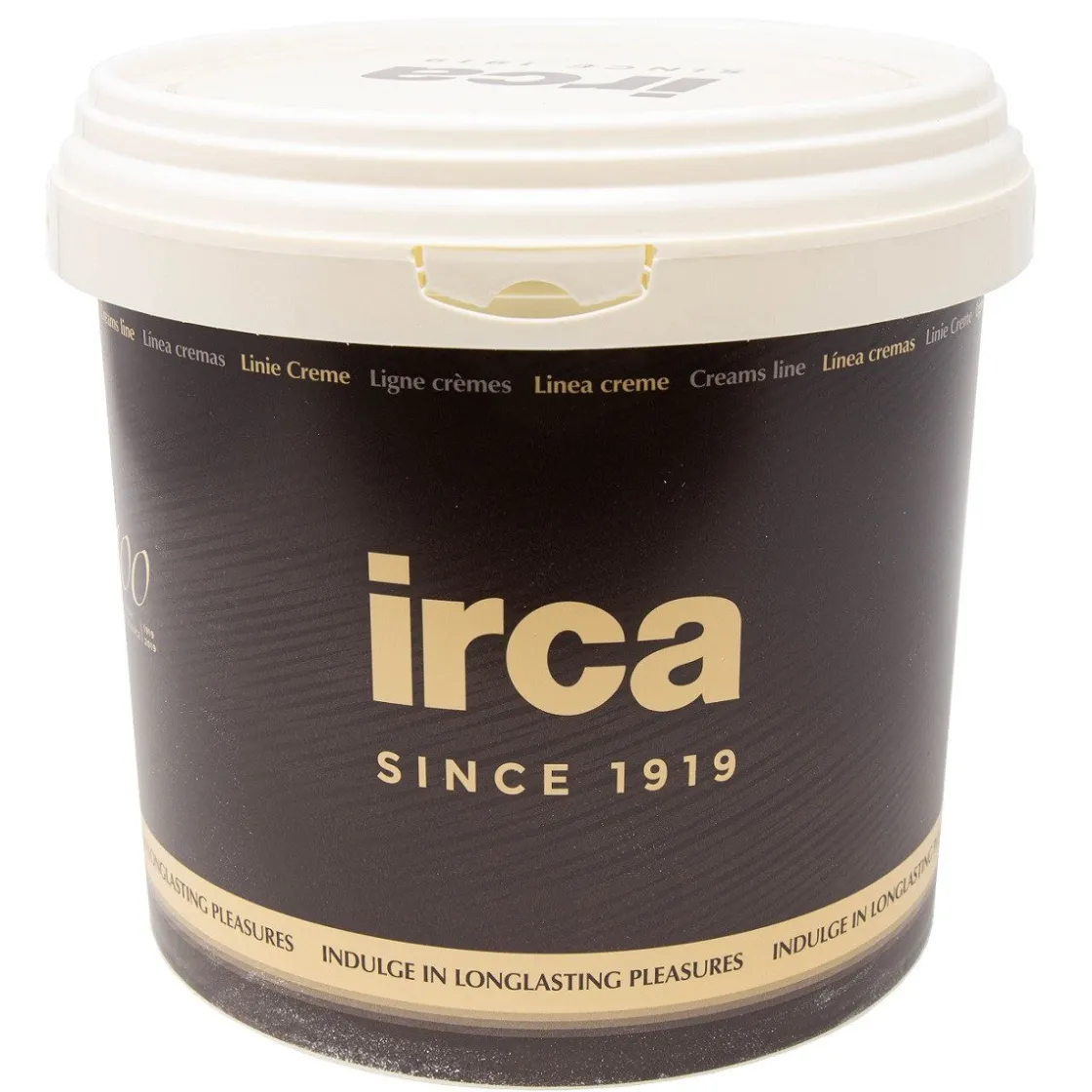 Irca Hazelnoot/Gianduia Spread Wit (Nocciolata-Bueno) 5kg* Chocolade Vullingen|Bonbonvullingen