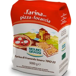 Molino Grassi Italiaanse Bloem Farina Tipo 00 (Pizza-Focaccia) 5kg* Bloem En Meel