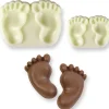 JEM Pop it uitsteker/mal Baby feet (baby voetjes) set/2* Figuur Stekers