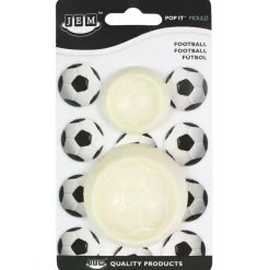JEM Pop it uitsteker/mal Football (voetbal) set/2* Figuur Stekers