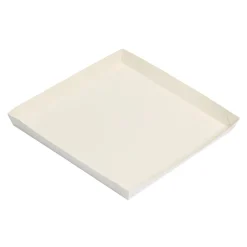 Overig Kartonnen Schaal Conisch 24,5x24,5x2,5cm 150st.*** Taartkartons En Randen