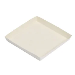 Overig Kartonnen Schaal Conisch 19x19x2,5cm 300st.*** Taartkartons En Randen