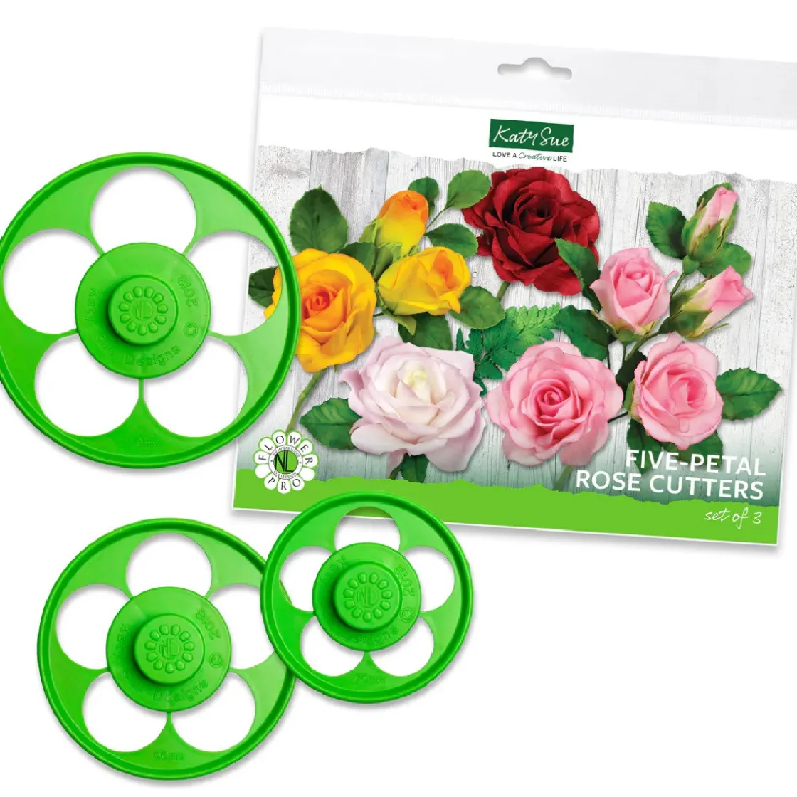 Katy Sue Bloemblad Uitstekers Set/3* Bloem En Blad Stekers