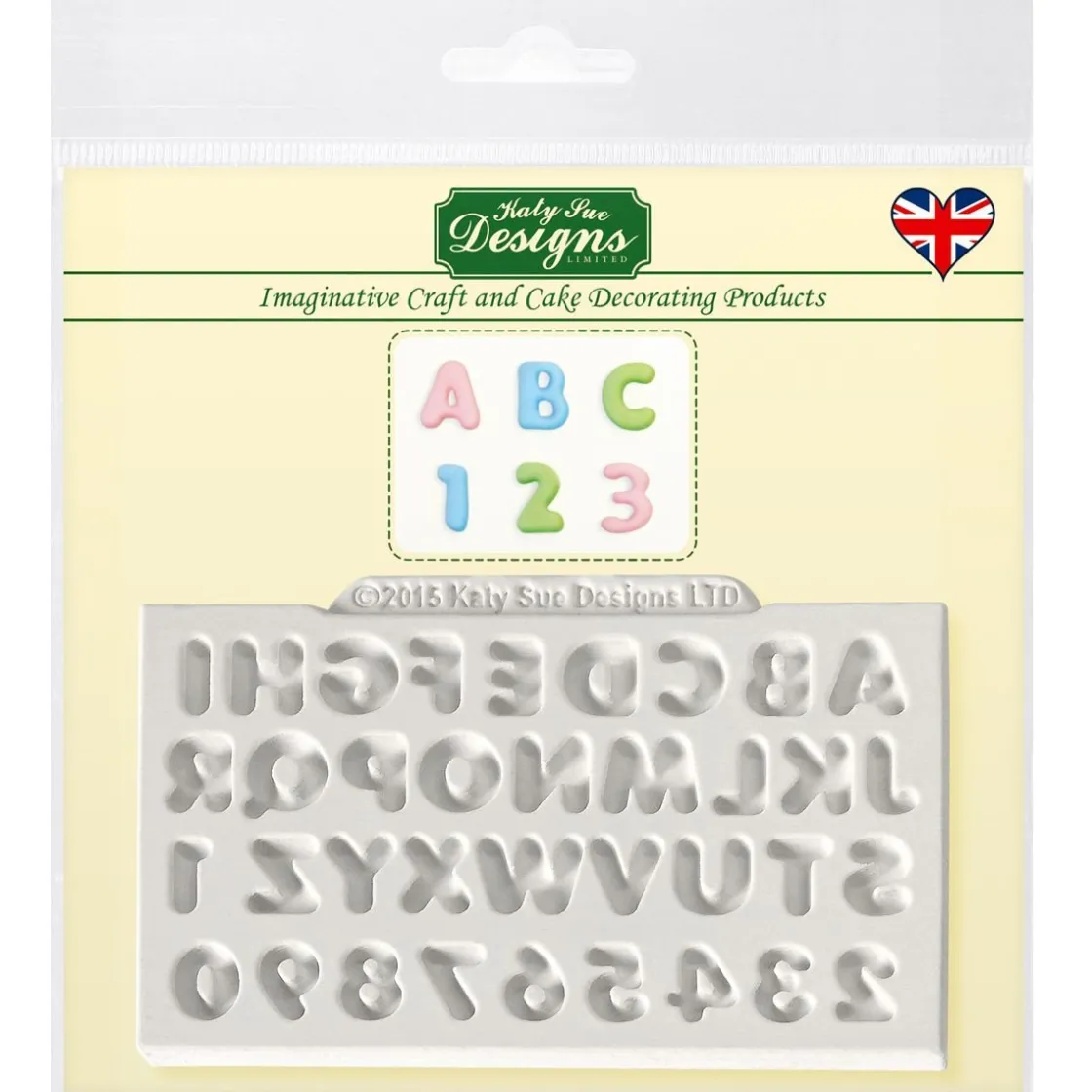 Katy Sue Mold Alfabet & Cijfers* Molds