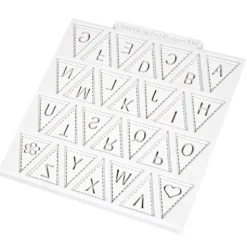 Katy Sue Mold Alfabet Vlaggetjes* Molds