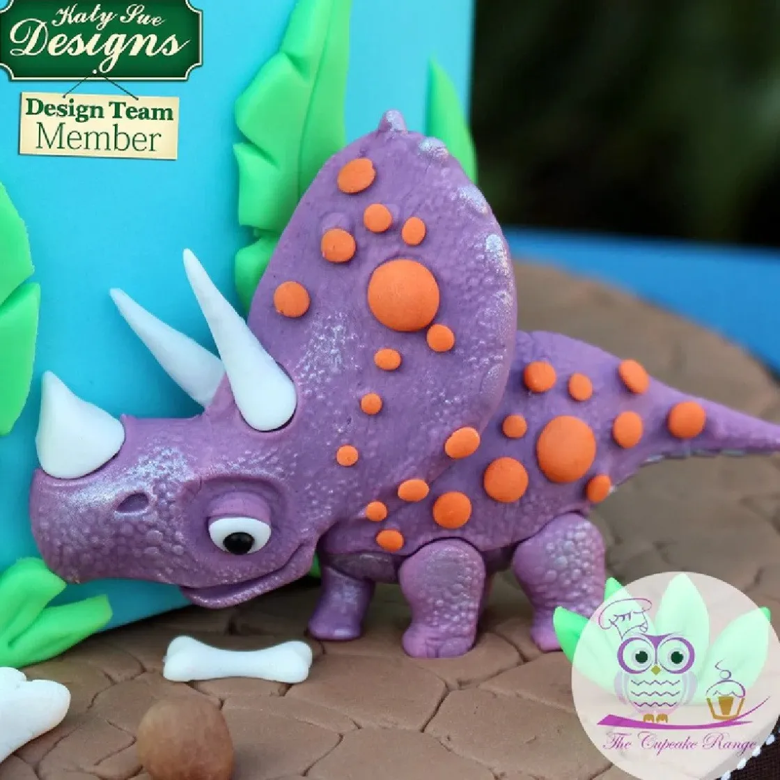 Katy Sue Mold Dino Triceratops*** Molds