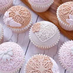Katy Sue Mold Floral Lace Cupcake* Molds