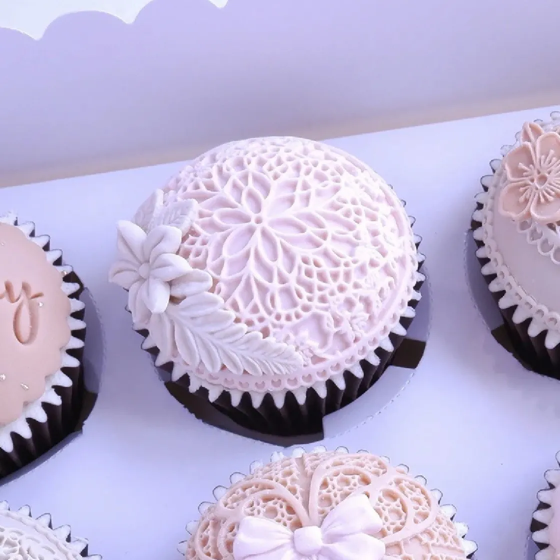Katy Sue Mold Floral Lace Cupcake* Molds