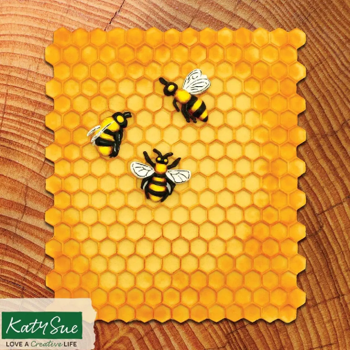 Katy Sue Mold Honingraat en Bijen* Molds