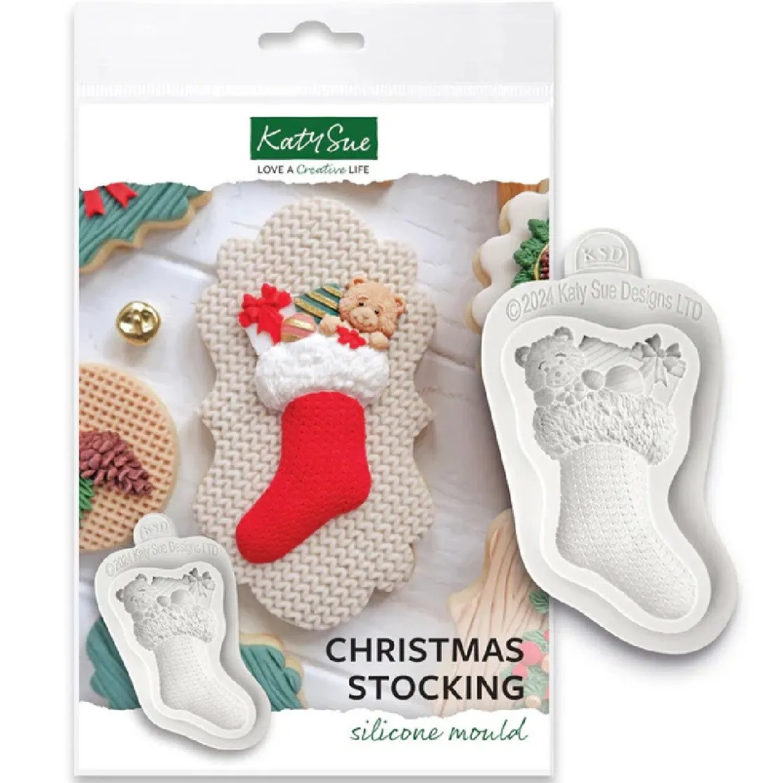 Katy Sue Mold Kerstsok* Molds