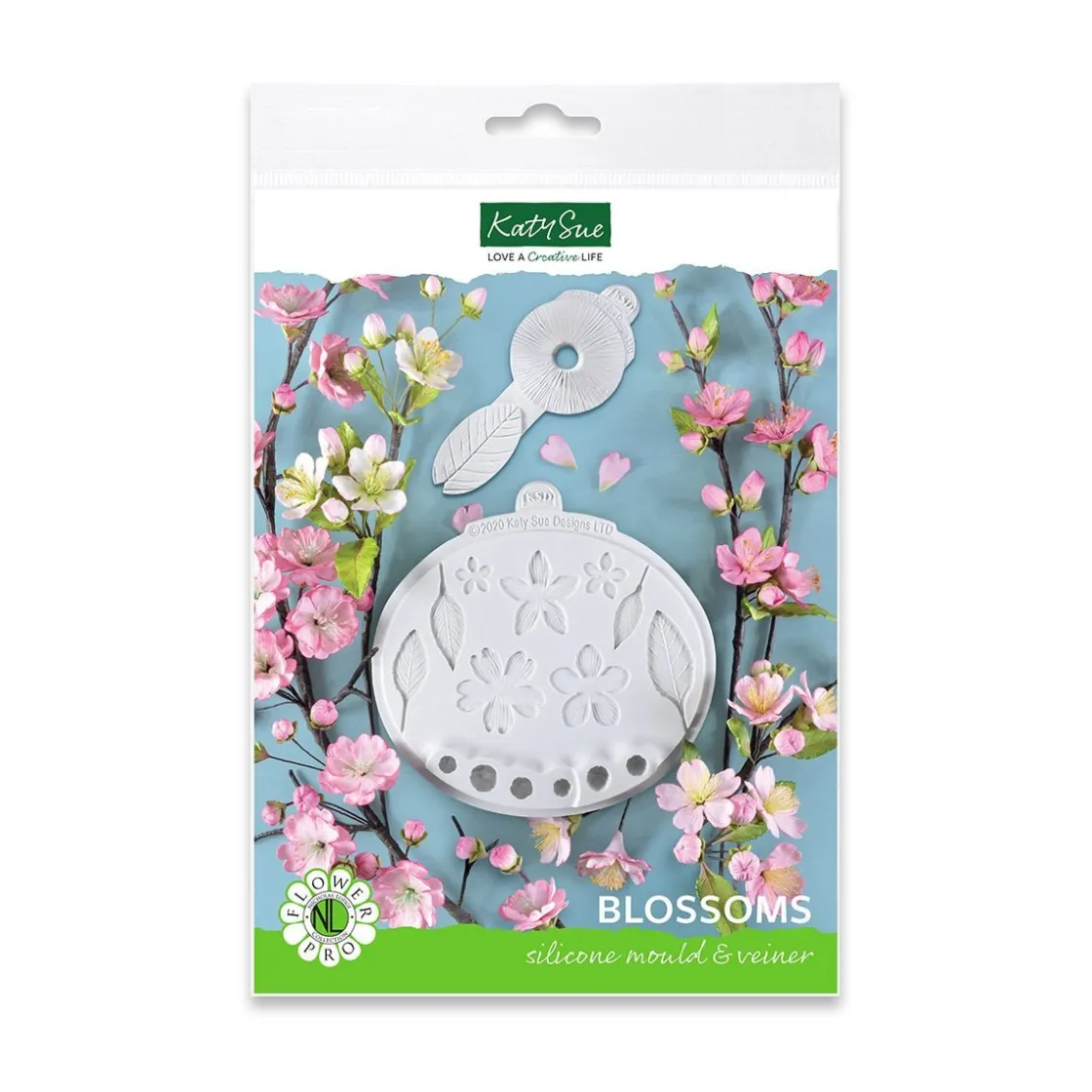 Katy Sue Mold Veiner Bloemen en Bloesems*** Molds
