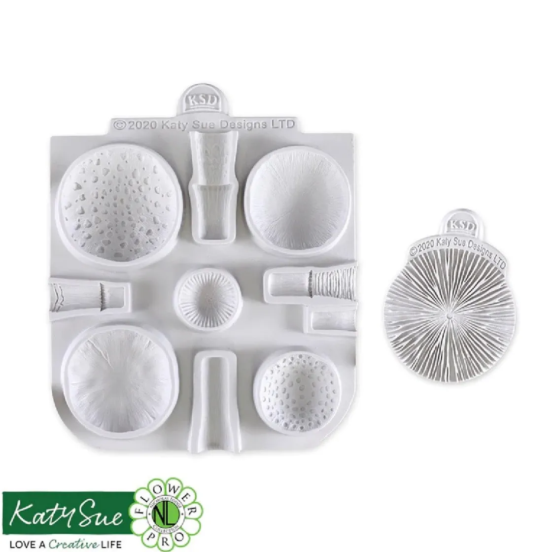 Katy Sue Mold Veiner Paddenstoelen* Molds