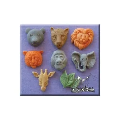 Katy Sue Mold Wilde Dierenkoppen* Molds