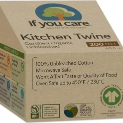 If You Care Keukentouw Ongebleekt Katoen 60m* Zakken|Bakhulpmiddelen
