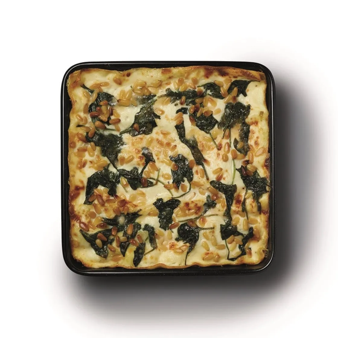 Kitchen Craft Bakblik Emaille Vierkant 23x23x4cm* Vierkante Bakvormen