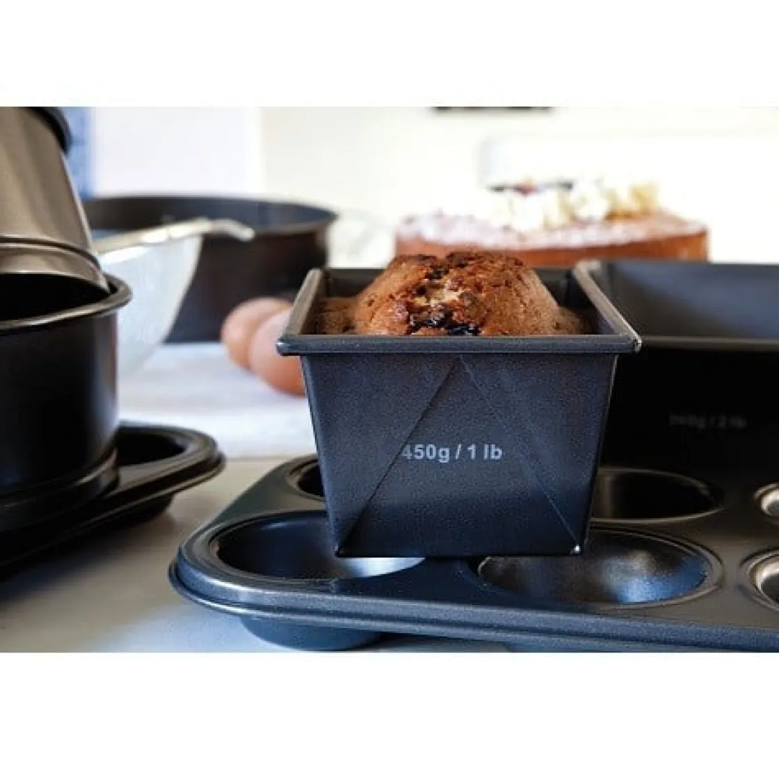 Kitchen Craft Broodvorm 15x9cm (450 gram)* Rechthoekige Bakvormen