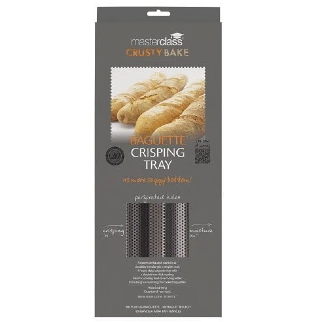 Kitchen Craft Crusty Bake Stokbroodvorm 2-delig 39cm* Speciale Bakvormen