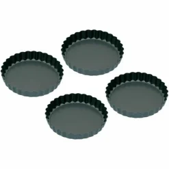Kitchen Craft Gebaksvormen Rond Ø10cm set/4* Ronde Bakvormen