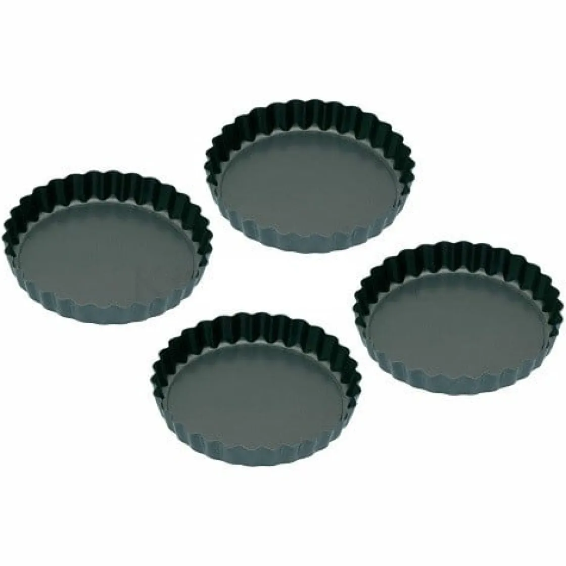 Kitchen Craft Gebaksvormen Rond Ø10cm set/4* Ronde Bakvormen
