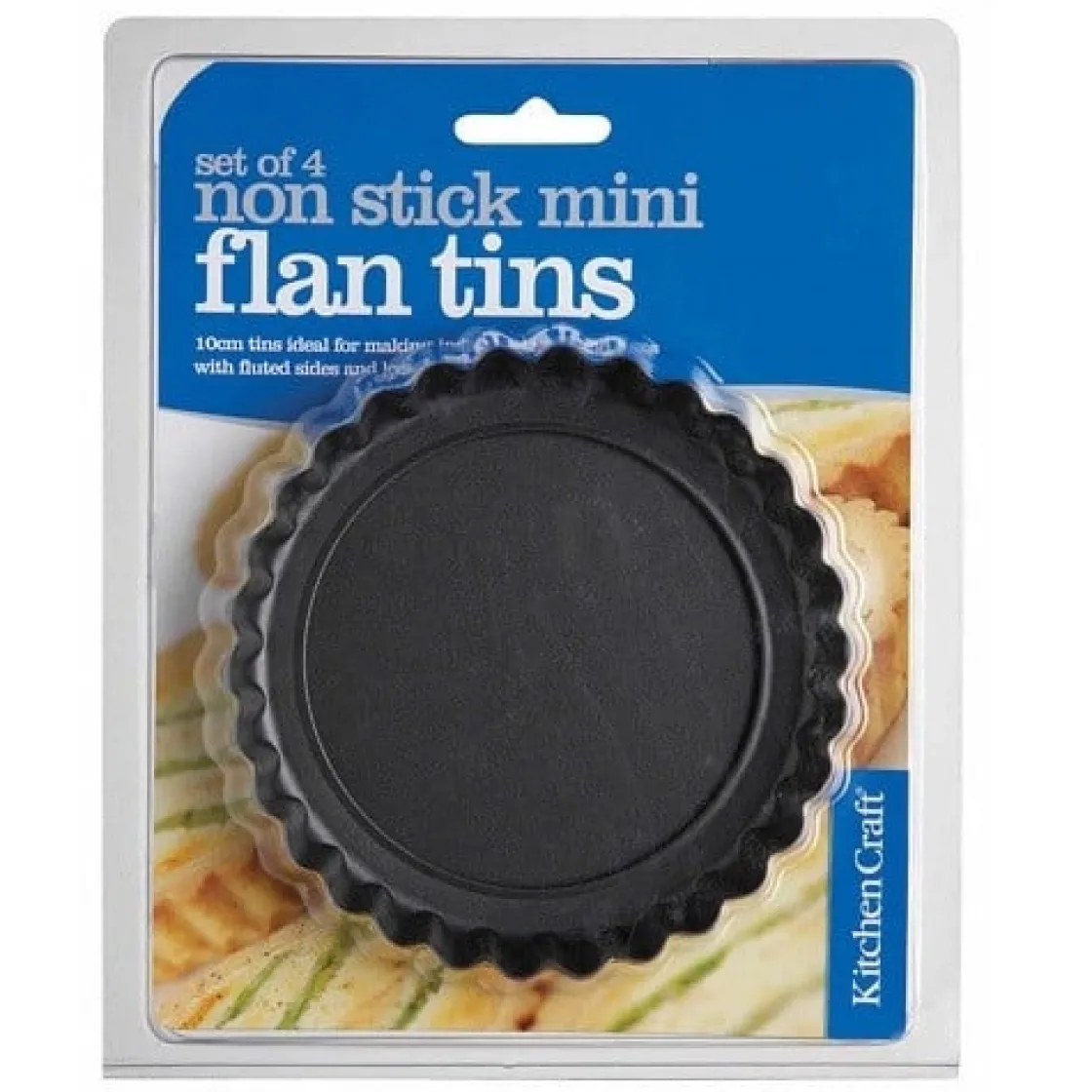 Kitchen Craft Gebaksvormen Rond Ø10cm set/4* Ronde Bakvormen