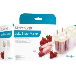 Kitchen Craft IJsvorm voor 8 IJsjes (incl 16 ijsstokjes)* Ijs En Dessert Vormen