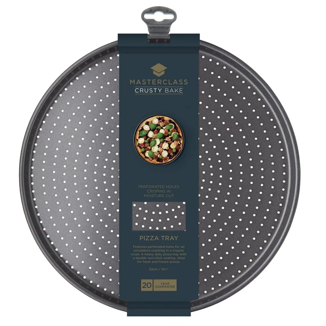 Kitchen Craft Pizza Blik Geperforeerd Ø32cm* Ronde Bakvormen