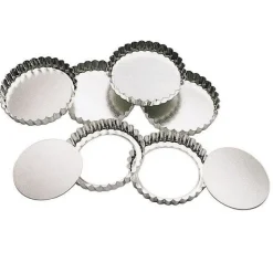 Kitchen Craft Quichevormpjes Ø10cm set/6* Ronde Bakvormen