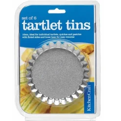 Kitchen Craft Quichevormpjes Ø10cm set/6* Ronde Bakvormen