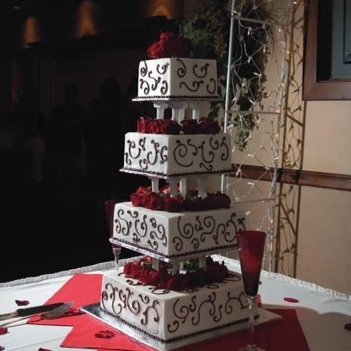 Kitchen Craft Taartpan Vierkant losse bodem 25x25x8cm* Vierkante Bakvormen