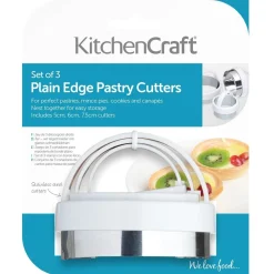 Kitchen Craft Uitsteker Rond Set/3 RVS* Figuur Stekers