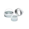 Kitchen Craft Uitsteker Set/3 Rond Gekarteld RVS* Figuur Stekers