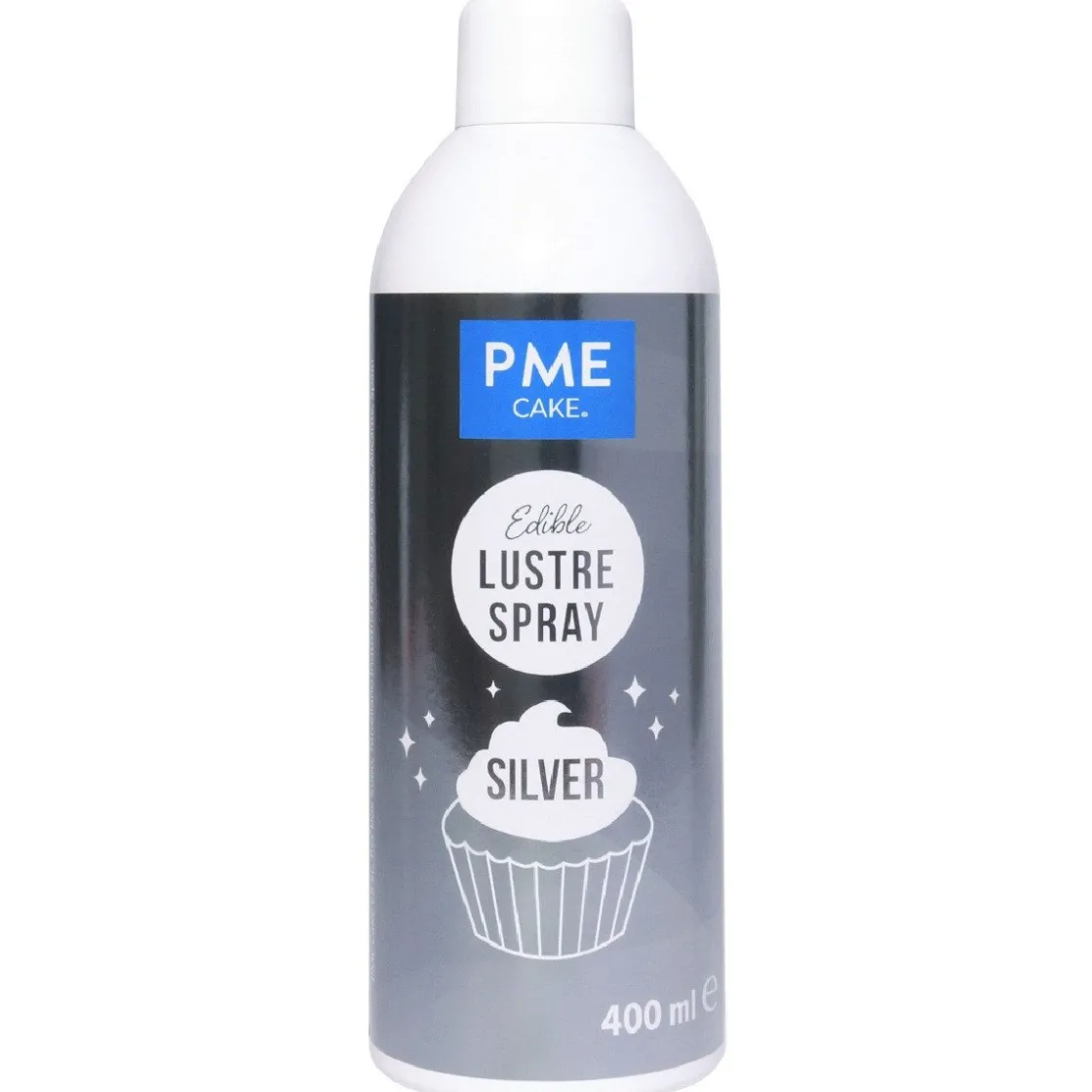 PME Kleurspray Lustre Spray Zilver 400ml* Spray Kleurstoffen