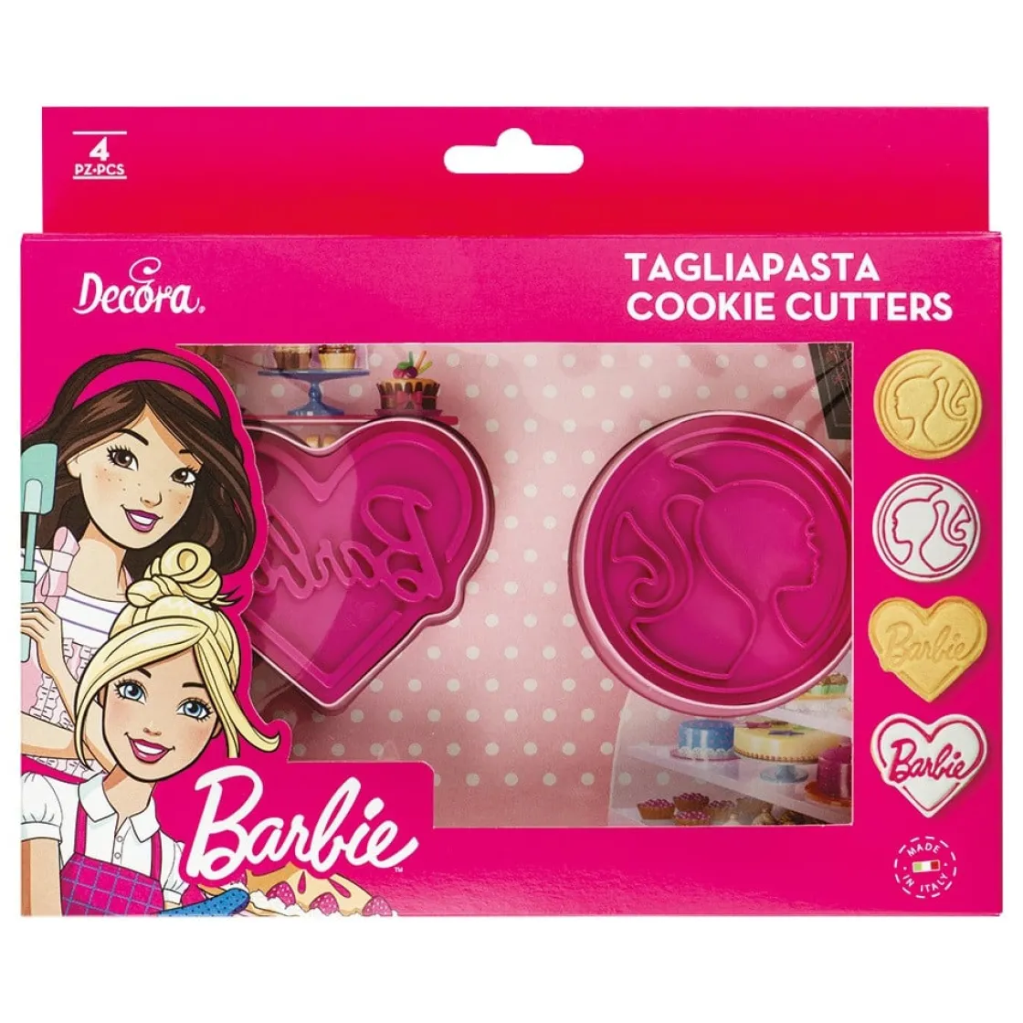 Decora Koekjes Uitsteker Barbie 2-delig* Figuur Stekers