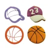 Decora Koekjes Uitsteker Basketbal en Pet* Figuur Stekers