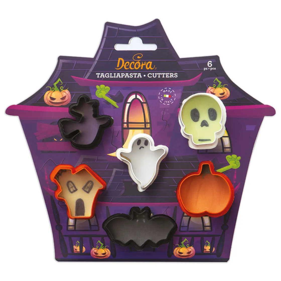 Decora Koekjes Uitsteker Halloween Set 6-delig* Figuur Stekers
