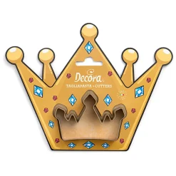 Decora Koekjes Uitsteker Kroon 7x5x2,2(h) cm* Figuur Stekers