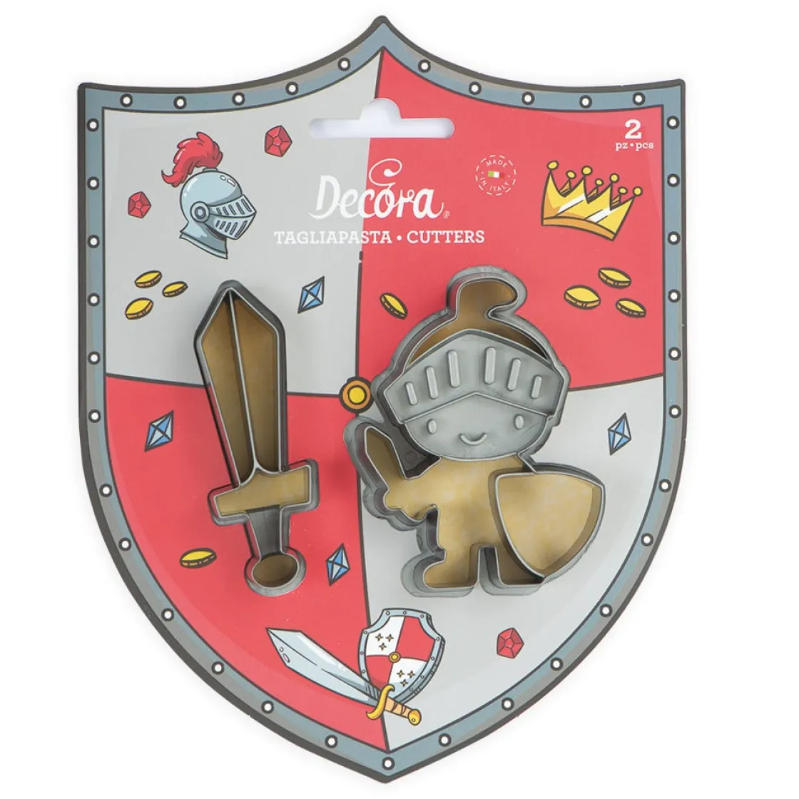 Decora Koekjes Uitsteker Ridder en Zwaard* Figuur Stekers