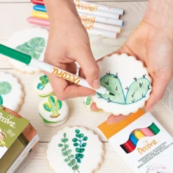 Decora Koekjes Uitsteker Rond Gekarteld Set/6* Figuur Stekers