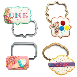 Decora Koekjes Uitsteker Set Frames 4-delig* Figuur Stekers