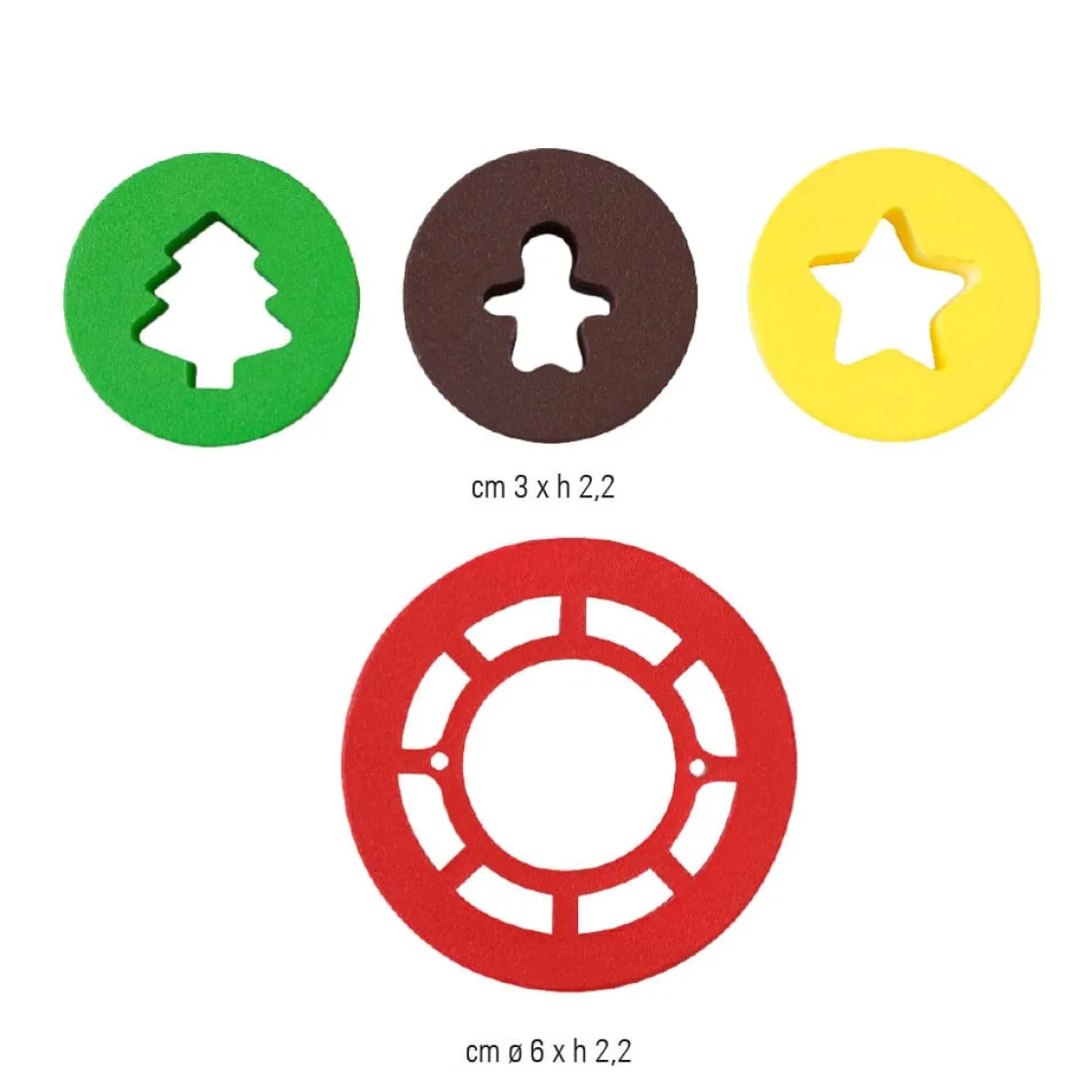 Decora Koekjes Uitsteker Set Kerst Mix & Match 4-delig* Figuur Stekers