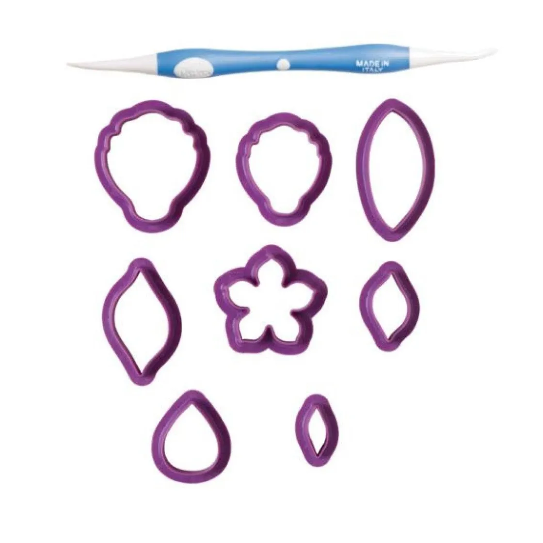 Decora Koekjes Uitstekers Decoreerset Winter 9st.*** Bloem En Blad Stekers