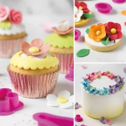 Decora Koekjes Uitstekers Decoreerset Zomer 9st.*** Bloem En Blad Stekers