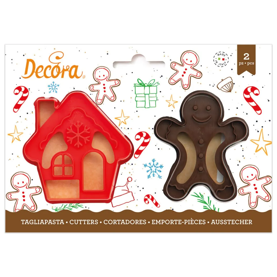 Decora Koekjes Uitstekerset Gingerbread & Huisje* Figuur Stekers
