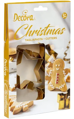 Decora Koekjes Uitstekerset Kerst 5-delig* Figuur Stekers