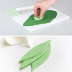 Decora Koekjes Uitstekerset Lange Bladeren 3st.* Bloem En Blad Stekers