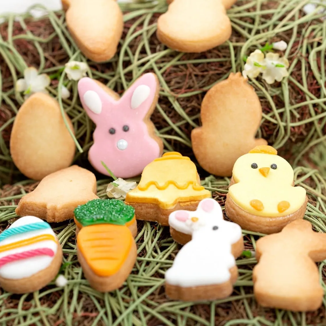 Decora Koekjes Uitstekerset Pasen Mini Figuren Set/6* Figuur Stekers