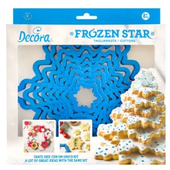 Decora Koekjes Uitstekerset Sneeuwvlokken 8-delig*** Figuur Stekers